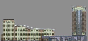 Проект жилого дома по ул. Комарова в г. Киеве